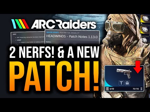 ARC Raiders - Huge Patch! Venator Nerf, New Skin & Bug Fixes!