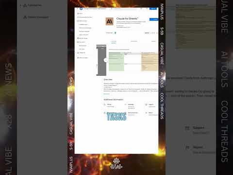 IVIAI+ #Tools #023: Claude for Sheets: Your AI Assistant in Google Sheets #ai #google