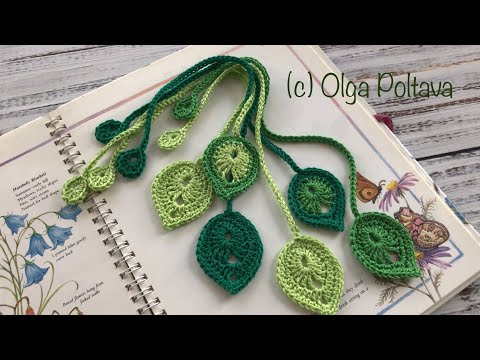 Crochet Leaf Bookmark in 20 Minutes (So Easy!)