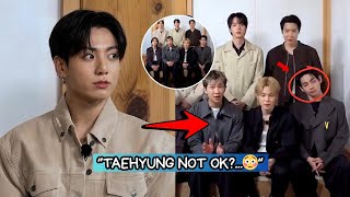 Download lagu TAEHYUNG Looked Broken at the BTS 'Arirang' Press Conference… Jungkook Noticed First mp3