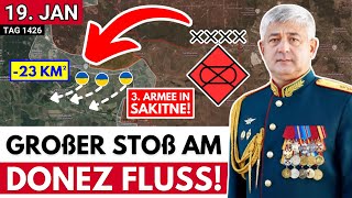 Russen erobern großes Waldgebiet am Siwerski Donez & rücken um 4 km vor, Einschläge in Großstädten!