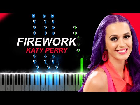 Katy Perry - Firework Piano Tutorial