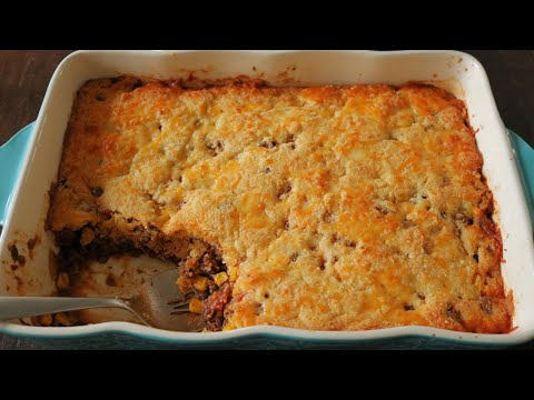 Easy Taco Cornbread Casserole