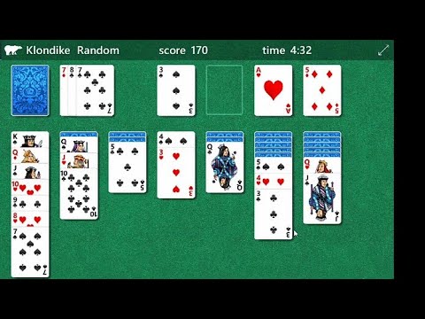 solitaire card game gameplay walkthrough - YouTube