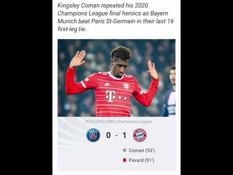 PSG 0-1 Bayern: Coman slays PSG again, Mbappe's two goals ruled out for offside