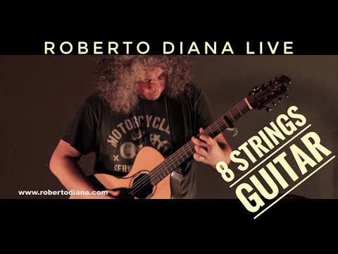 Roberto Diana - Day Off Live at Bibione LightHouse (VE) with 8 Strings Guitar
