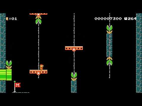 Ribbledibble Rails by kimiboi 🍄Super Mario Maker 2 ✹Switch✹ #bwk