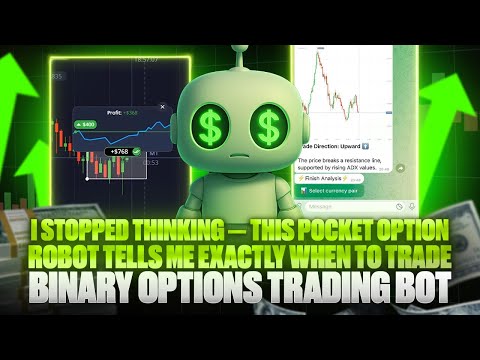 I STOPPED THINKING — POCKET OPTION ROBOT TELLS ME EXACTLY WHEN TO TRADE | BINARY OPTIONS TRADING BOT