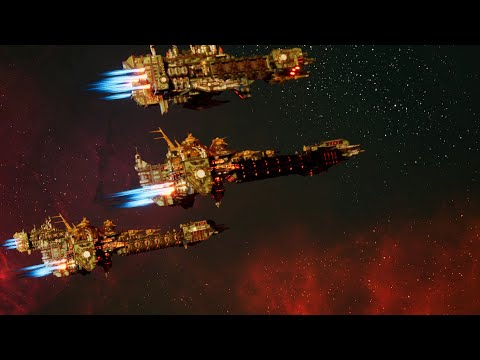 Mega Mod 2020: Death Guard vs Necrons - Quick Battle, Skirmish Gameplay, Battlefleet Gothic Armada 2