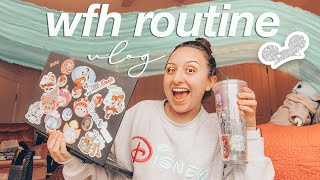 MY WORK FROM HOME ROUTINE | day in my life working for disney
