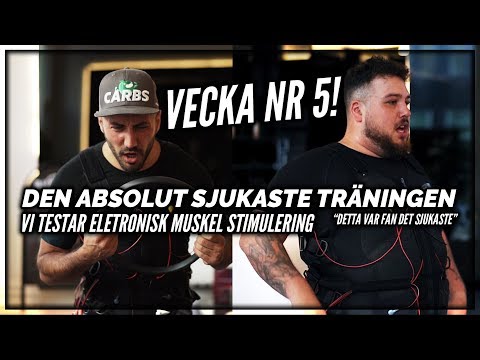 TRÄNING VECKA 5: SJUK ELEKTRISK TRÄNING *AJ AJ AJ*