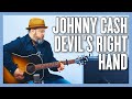 Johnny Cash Devil's Right Hand Guitar Lesson + Tutorial