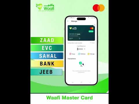 Sida loo isticmaalo Waafi Mastercard