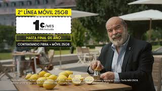 MÁSMÓVIL Ahorra, sin más. Antonio Resines, Limonada. anuncio