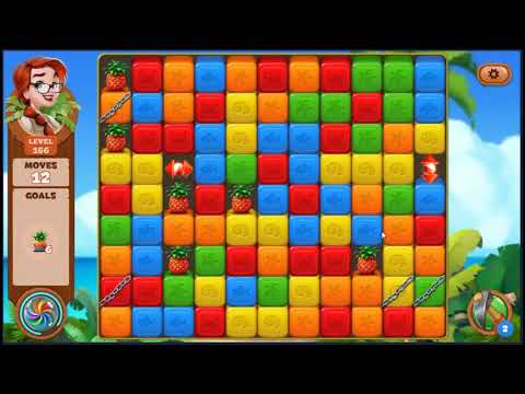 Lost Island Blast Adventure Level 166 - NO BOOSTERS 🏝️ | SKILLGAMING ✔️