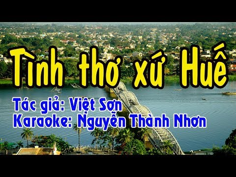 Vọng Cổ Tình Thơ Xứ Huế Karaoke