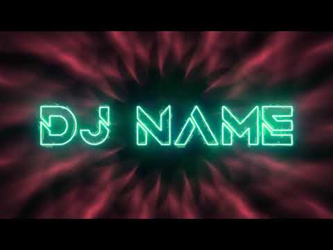 DJ Your Name: Neon Fire 2: | DJ and Nightclub Visuals | VJ Visuals