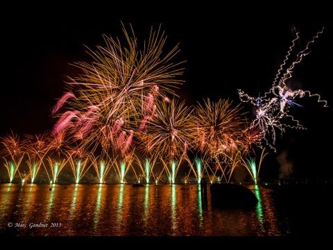Feu d'artifice des Fêtes de genève 2013 2ième partie Conquêtes & Conquérants Fireworks - Feuerwerk