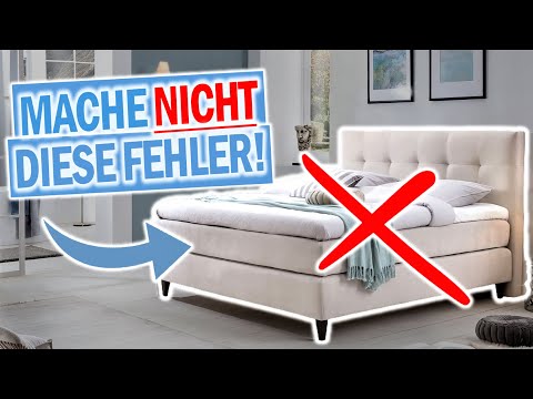 BOXSPRINGBETTEN KAUFEN: ❌ Bitte mache nicht DIESE Fehler ! ❌