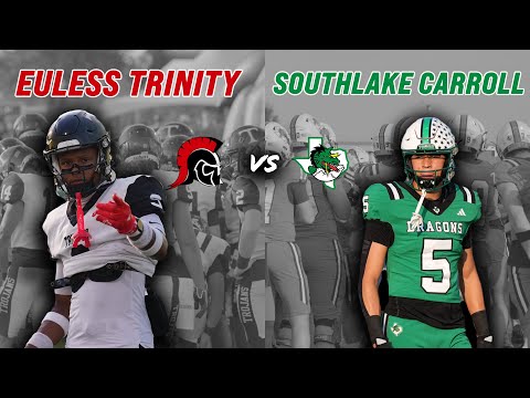 #8 Euless Trinity vs #1 Southlake Carroll TOP 10 DFW DISTRICT CHAMPIONSHIP RIVALRY REMATCH #txhsfb