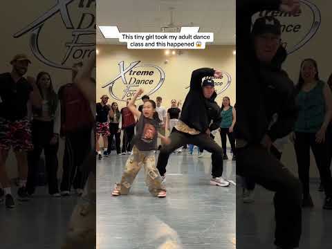 9 year old girl takes my ADULT dance class and this happened 🤯