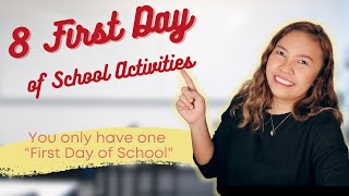 THE BEST BACK TO SCHOOL ACTIVITIES | Fun Activities for your First Day of Class 2021