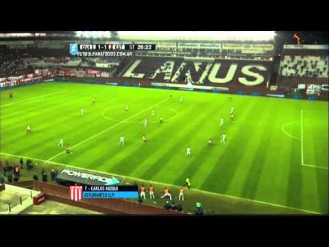 Gol de Auzqui. Quilmes 1 - Estudiantes 1. Copa Argentina 2015. 4tos de Final. FPT.
