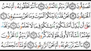 Sheikh Shuraim Surah Al-Waqiah الشيخ شريم سورة الواقعة