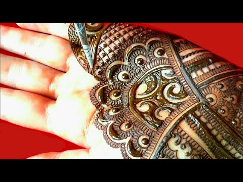karwachauth Bridal Front Hand Mehandi Design l Latest Bridal Henna Design ll Newest Bride Mehndi