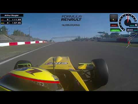 Nurburgring | Arthur Rougier - Formula Renault 2.0 | Onboard