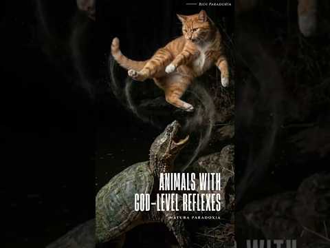 THESE ANIMALS HAVE REFLEXES SO FAST IT FEELS LIKE THEY CAN SEE THE FUTURE.