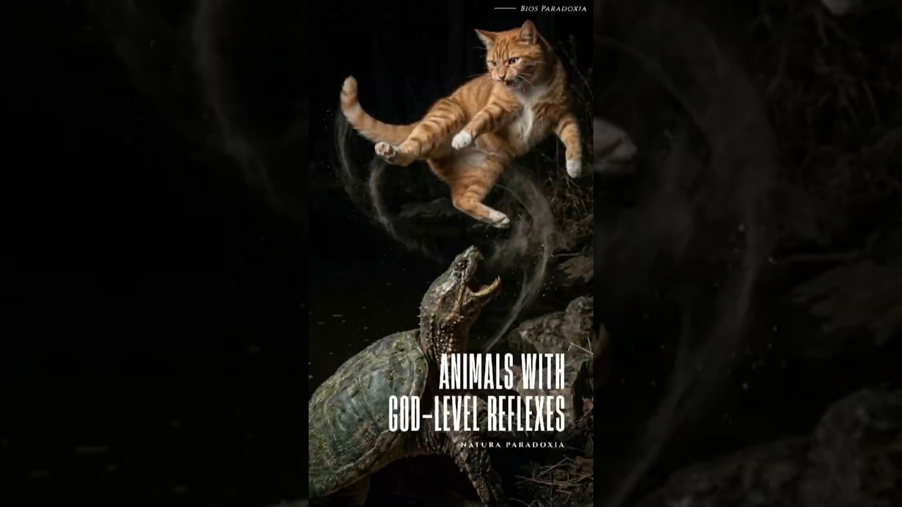 THESE ANIMALS HAVE REFLEXES SO FAST IT FEELS LIKE THEY CAN SEE THE FUTURE.