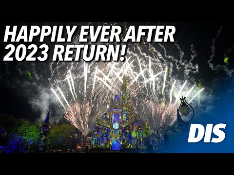 Happily Ever After Fireworks Return 2023 at Magic Kingdom!