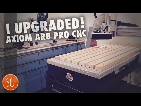 Setting up my Axiom Precision AR8 Pro CNC // Unboxing and Assembly // Shop upgrade
