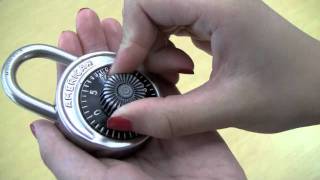 How to open a combination lock (Chinese)