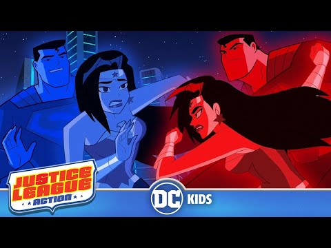 Justice League Action | Super Red VS Super Blue | @dckids
