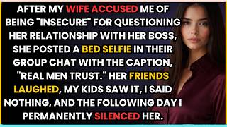 AFTER MY WIFE ACCUSED ME OF BEING "INSECURE" FOR QUESTIONING HER RELATIONSHIP WITH HER BOSS