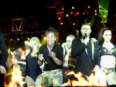 Take That; No Regrets & Relight My Fire. 5th July 2011 - Wembley Stadium. HQ; Front Row!