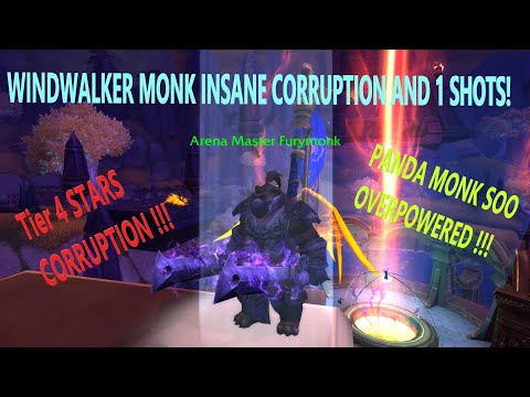 Windwalker Monk PvP (INSANE CORRUPTION 1SHOTS!) - World Of Warcraft BFA 8.3