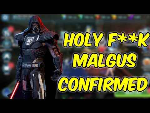 Darth Malgus Confirmed SWGOH