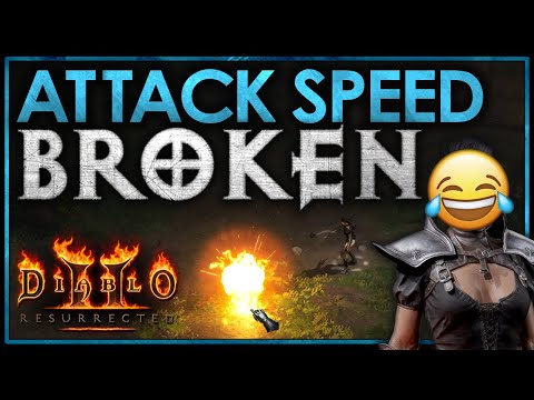 INCREASED ATTACK SPEED IS BROKEN IN DIABLO 2 RESURRECTED!!! INSANE SPEEDS