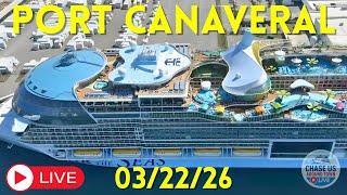 LIVE: Cruise Ship Spotting from a Helicopter in Port Canaveral