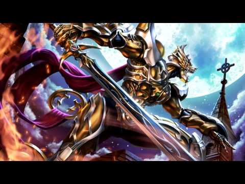 [HD] GARO ガロ : DIVINE FLAME MOVIE OST BGM -12 LEÓN THEME SHOUKAN 陰我を断ち斬る天の剣-天剣煌身ガロ召還