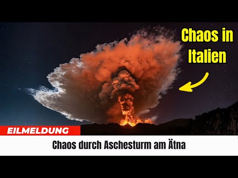 Vor 1 Minute: Chaos durch Aschesturm am Ätna – Touristen im Valle del Bove in Italien gestoppt