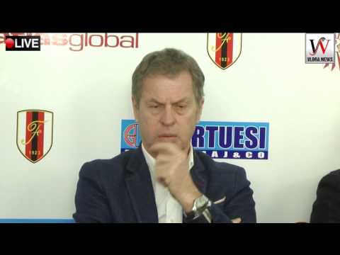 Live prezantimi trainerit të Flamurtarit Shpëtim Duro