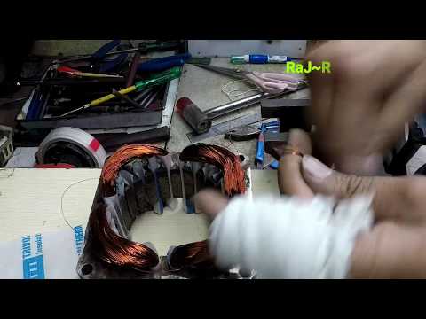 washing machine motor wash motor winding data in hindi.,Coil टर्न डेटा//हिंदी (STARTING WINDING) Video