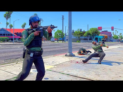 Gruppe 6 vs The Professionals | GTA 5 NPC Wars 94