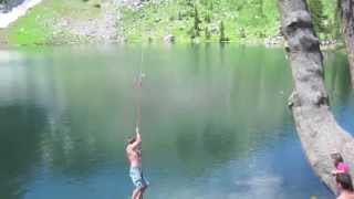 Rope Swing into Water Death