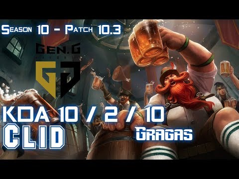Gen Clid GRAGAS vs SEJUANI Jungle - Patch 10.3 KR Ranked