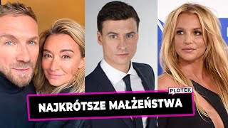 Najkrótsze małżeństwa gwiazd